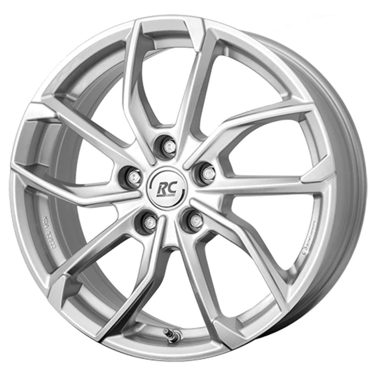 RC-DESIGN RC34 kristallsilber (ks) 7.5Jx19 5x112 ET49