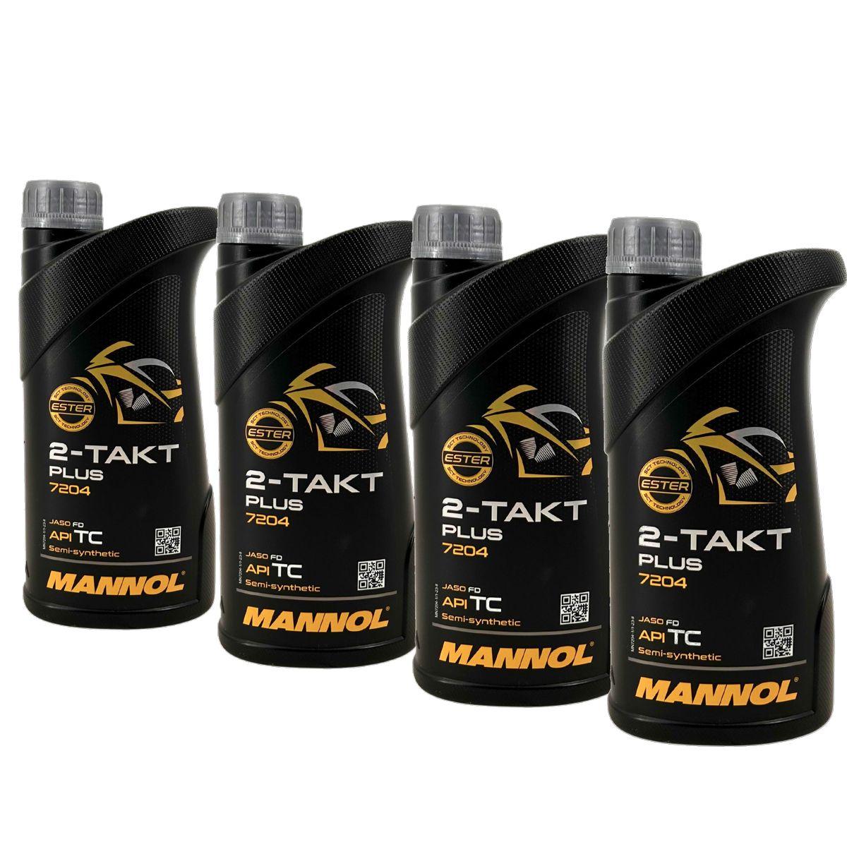 Mannol 2-Takt Plus 4x1 Liter