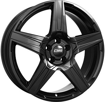 CMS C34-CBG ECE complete black gloss 7.5Jx18 5x112 ET49