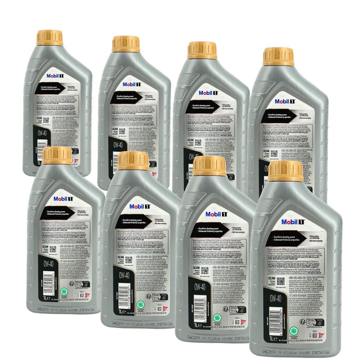 Mobil 1 FS 0W-40 8x1 Liter