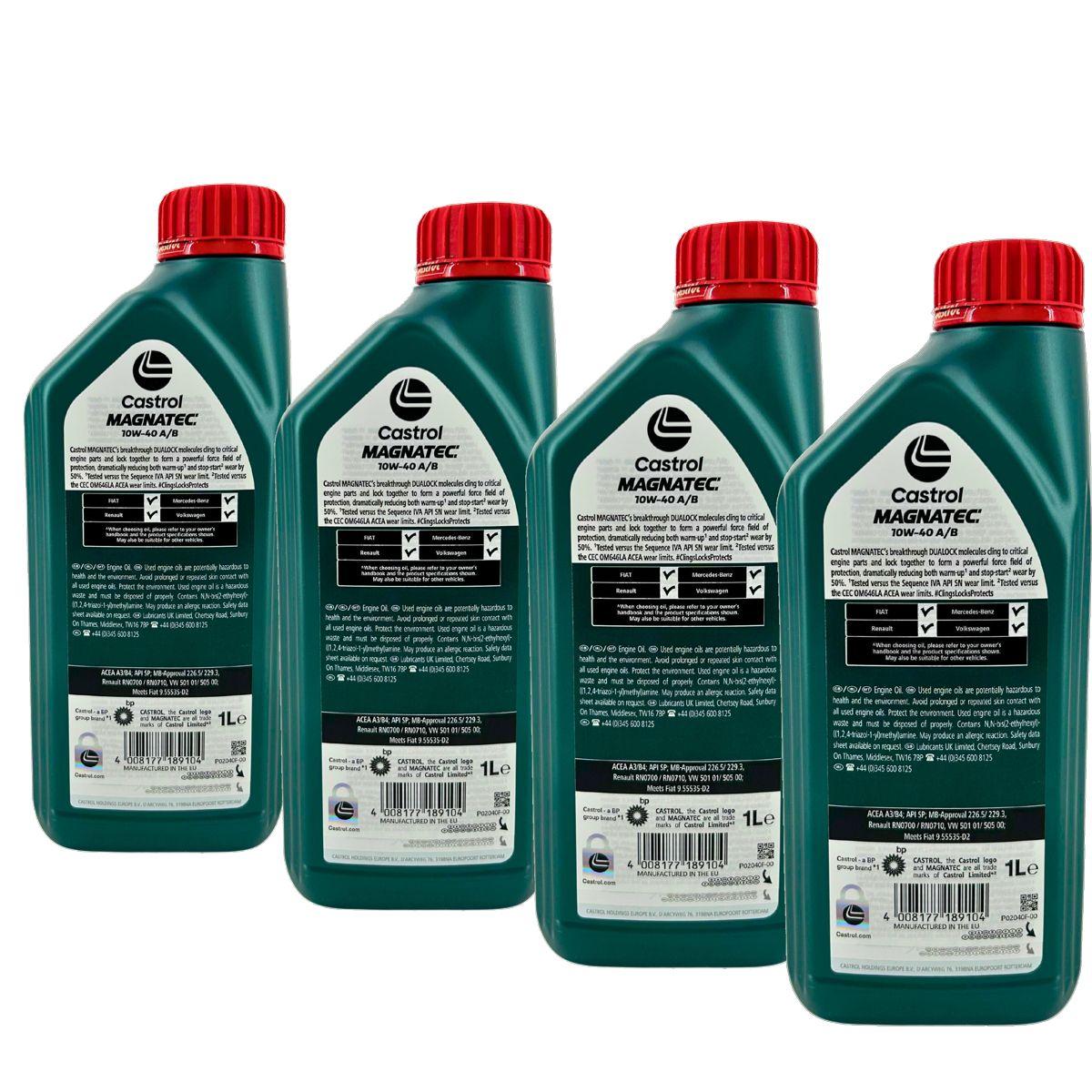 Castrol Magnatec 10W-40 A/B 4x1 Liter