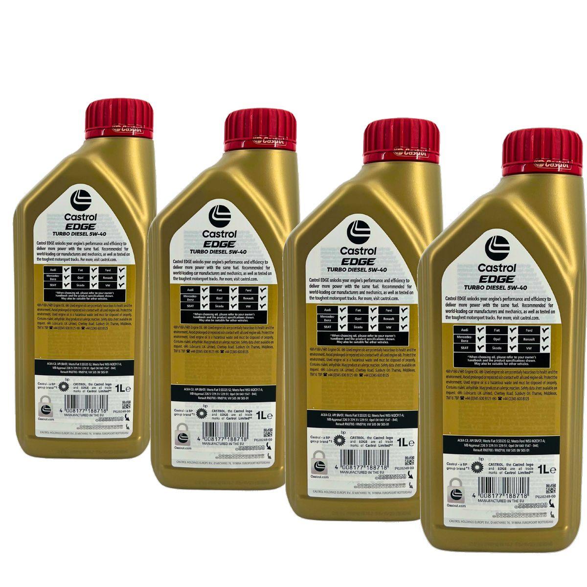 Castrol Edge TD 5W-40 4x1 Liter