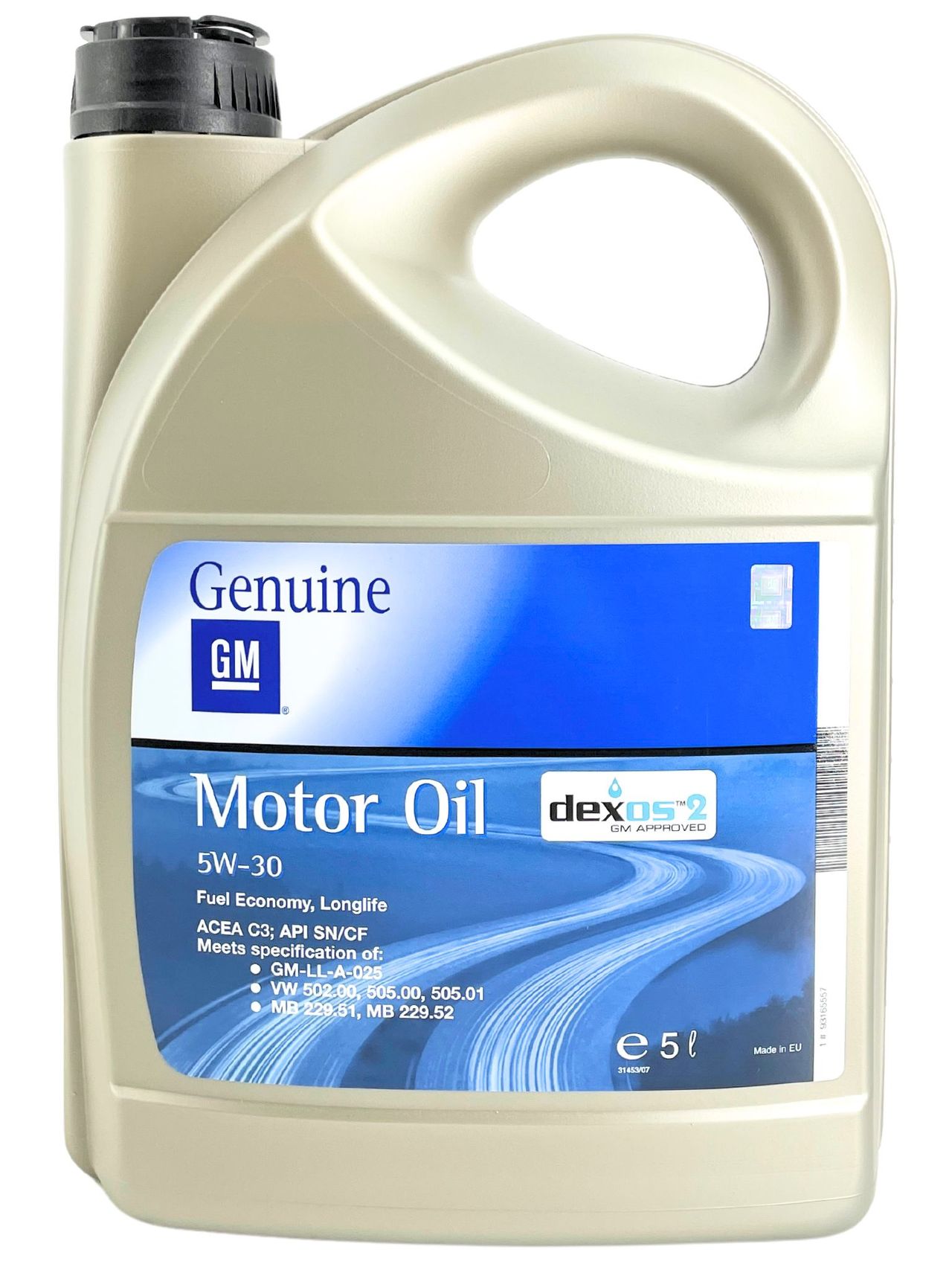 GM Dexos 2 5W-30 5 Liter GM Dexos 2 5W-30 5 Liter