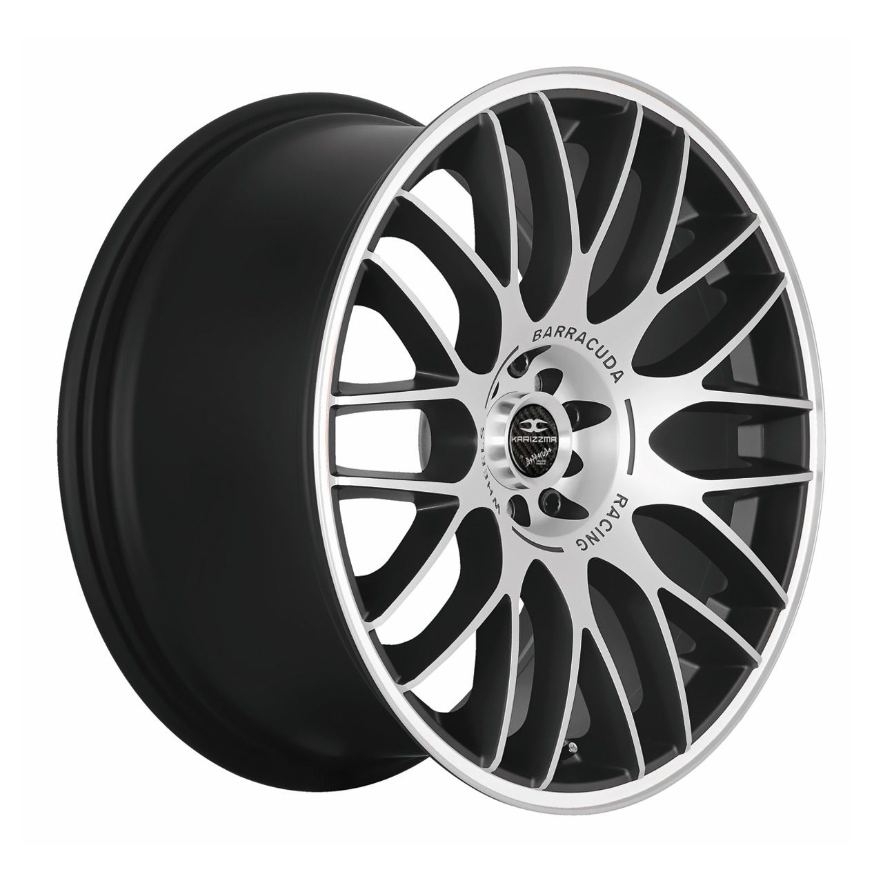 BARRACUDA KARIZZMA mattblack-polished color trim weiss 8.0Jx18 5x110+120 ET38