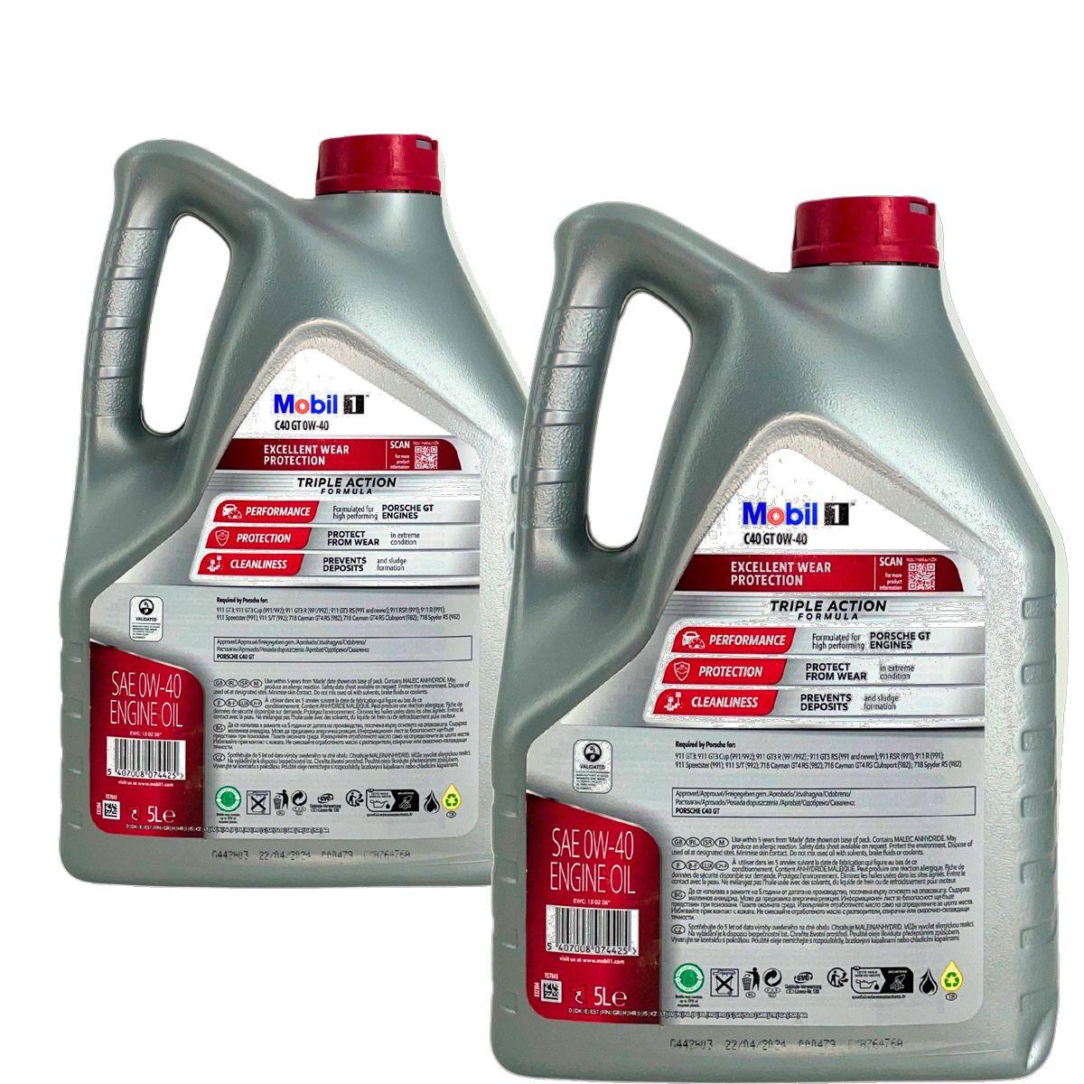 Mobil 1 C40 GT 0W-40 2x5 Liter