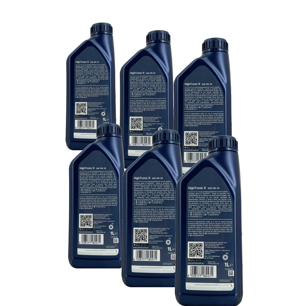 Aral HighTronic R 5W-30 6x1 Liter