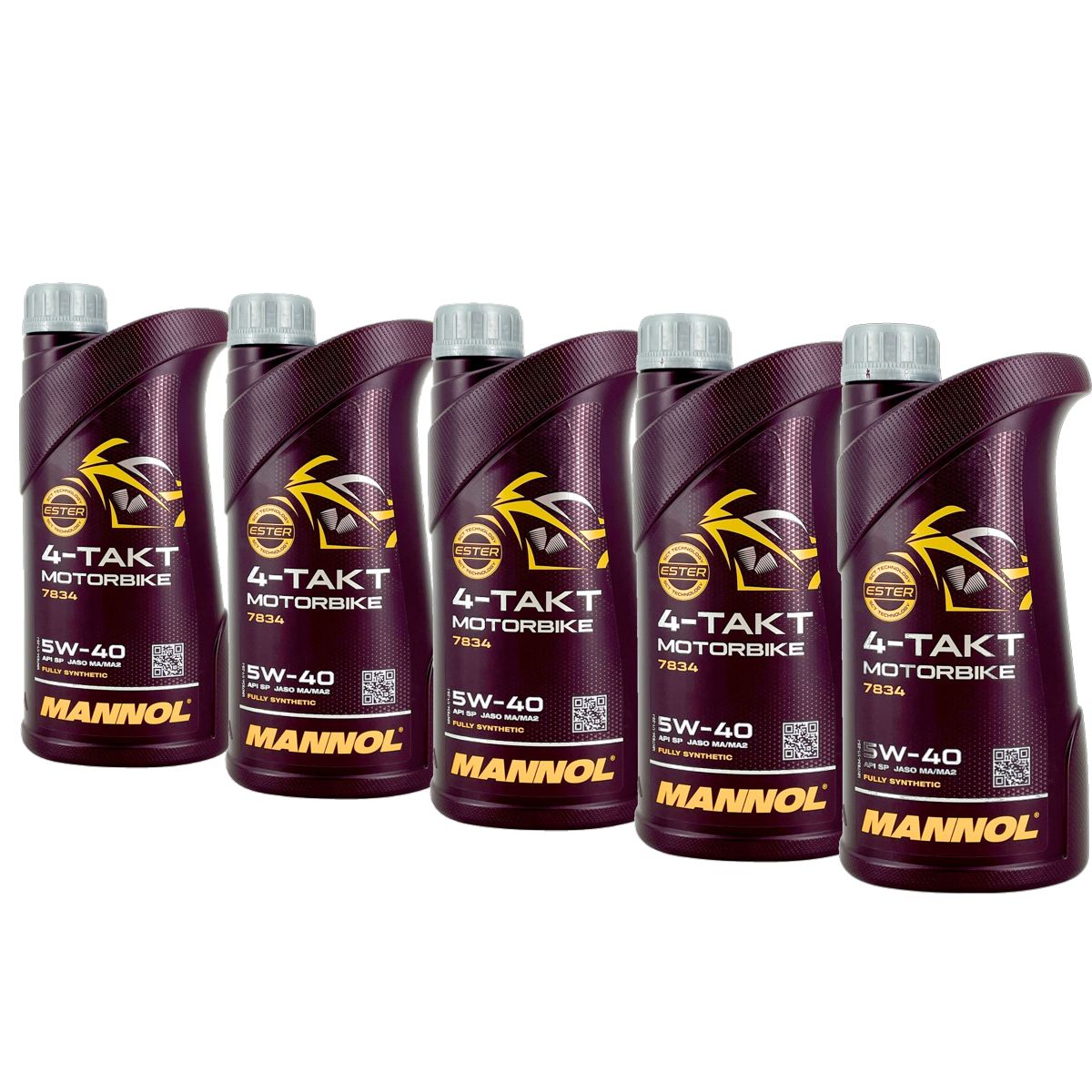 Mannol 4-Takt Motorbike 5W-40 5x1 Liter