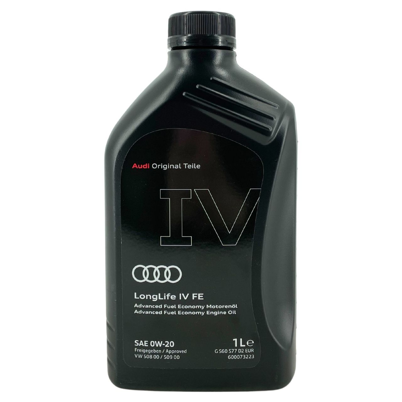 Original Audi 0W-20 LongLife IV FE 508.00 / 509.00 1 Liter Original Audi 0W-20 LongLife IV FE 508.00 / 509.00 1 Liter