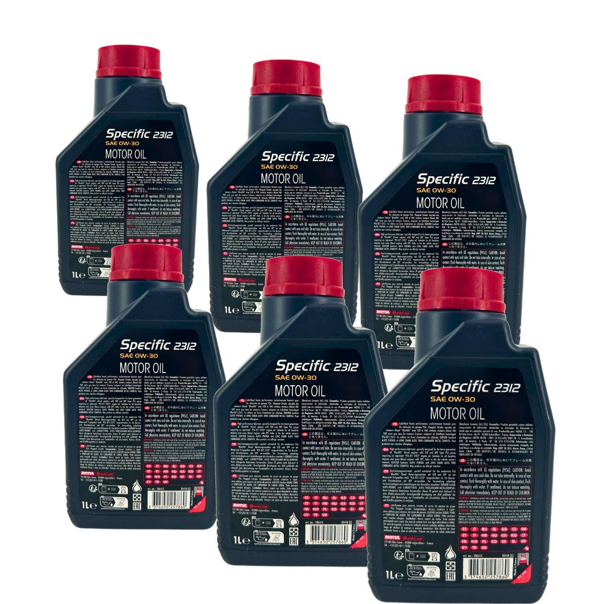 Motul Specific 2312 0W-30 6x1 Liter