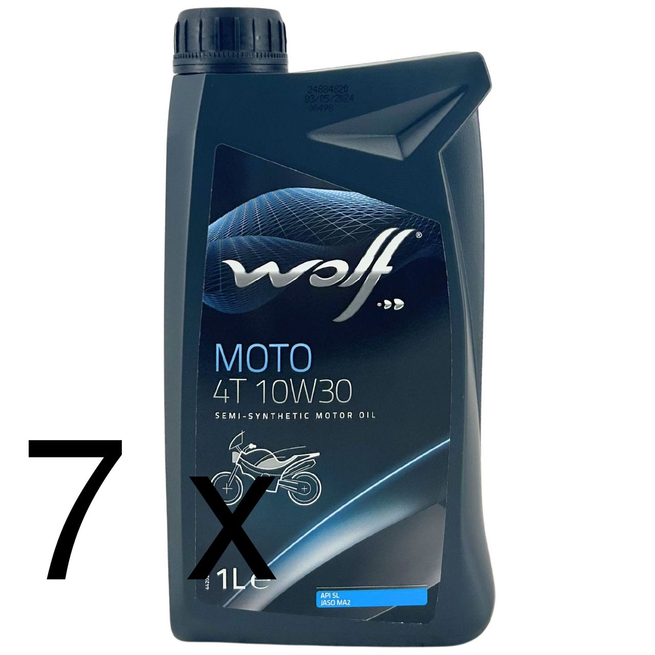 Wolf Moto 4T 10W-30 7x1 Liter