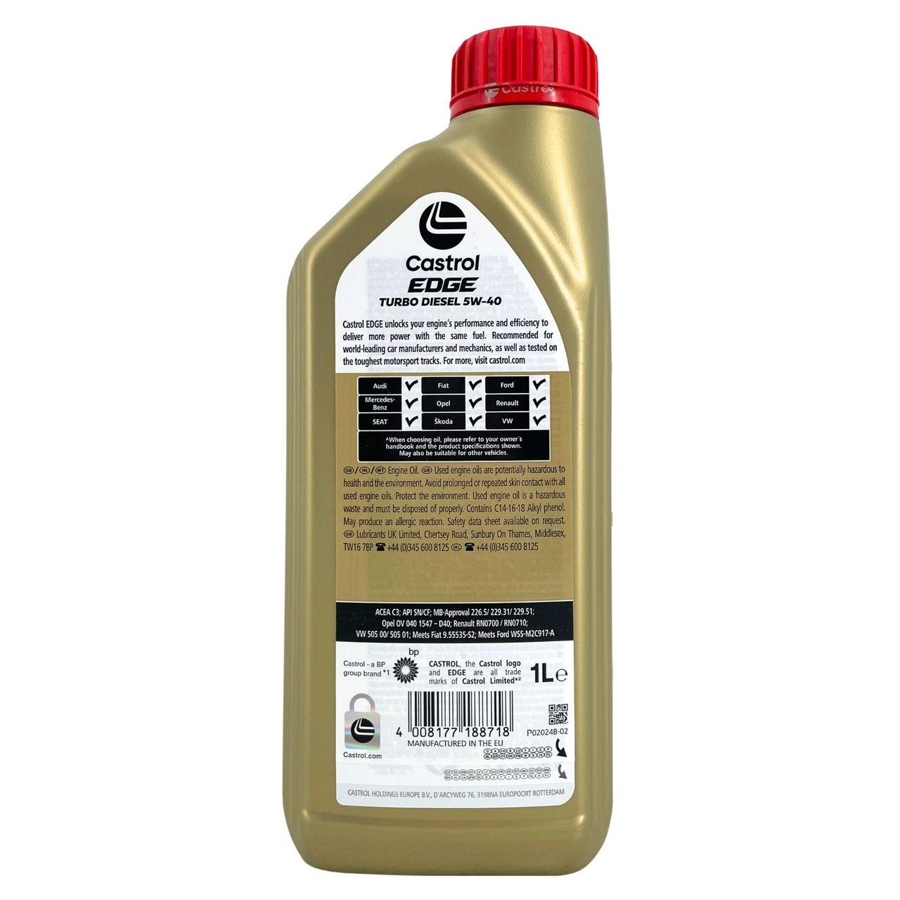 Castrol Edge TD 5W-40 1 Liter