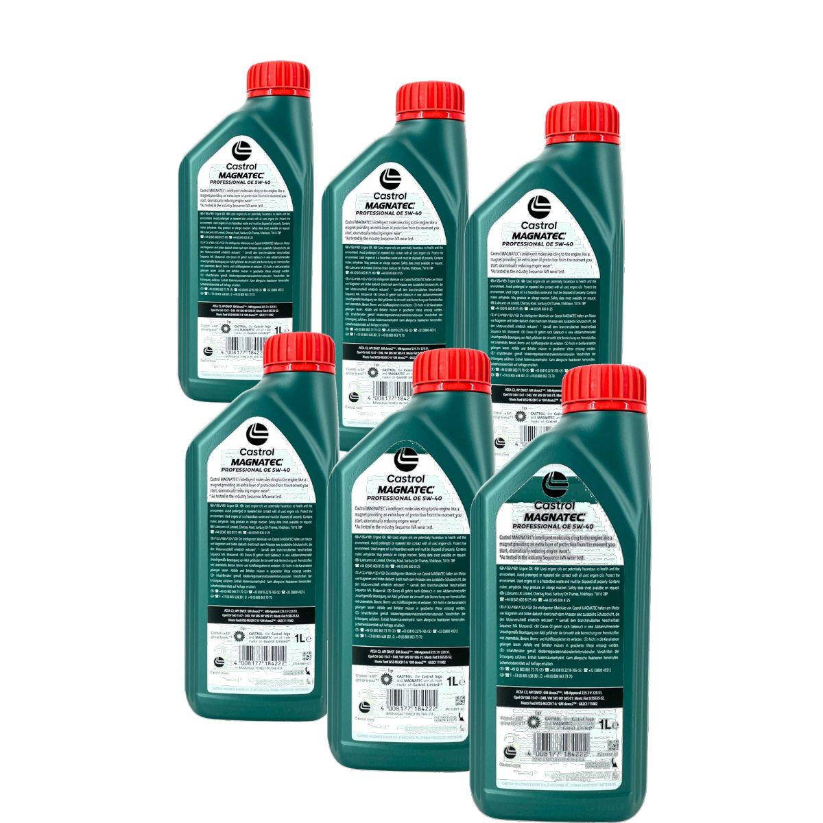 Castrol Magnatec Professional 5W-40 OE 6x1 Liter