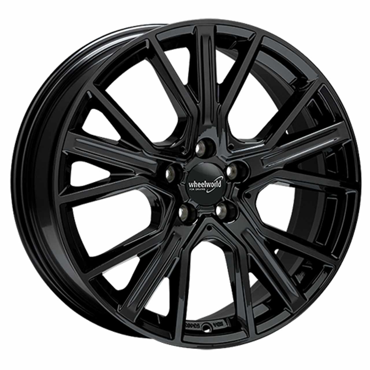 WHEELWORLD-2DRV WH34 black glossy painted 8.5Jx19 5x112 ET45