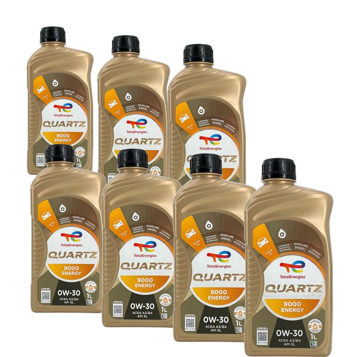 Total Quartz 9000 Energy 0W-30 7x1 Liter