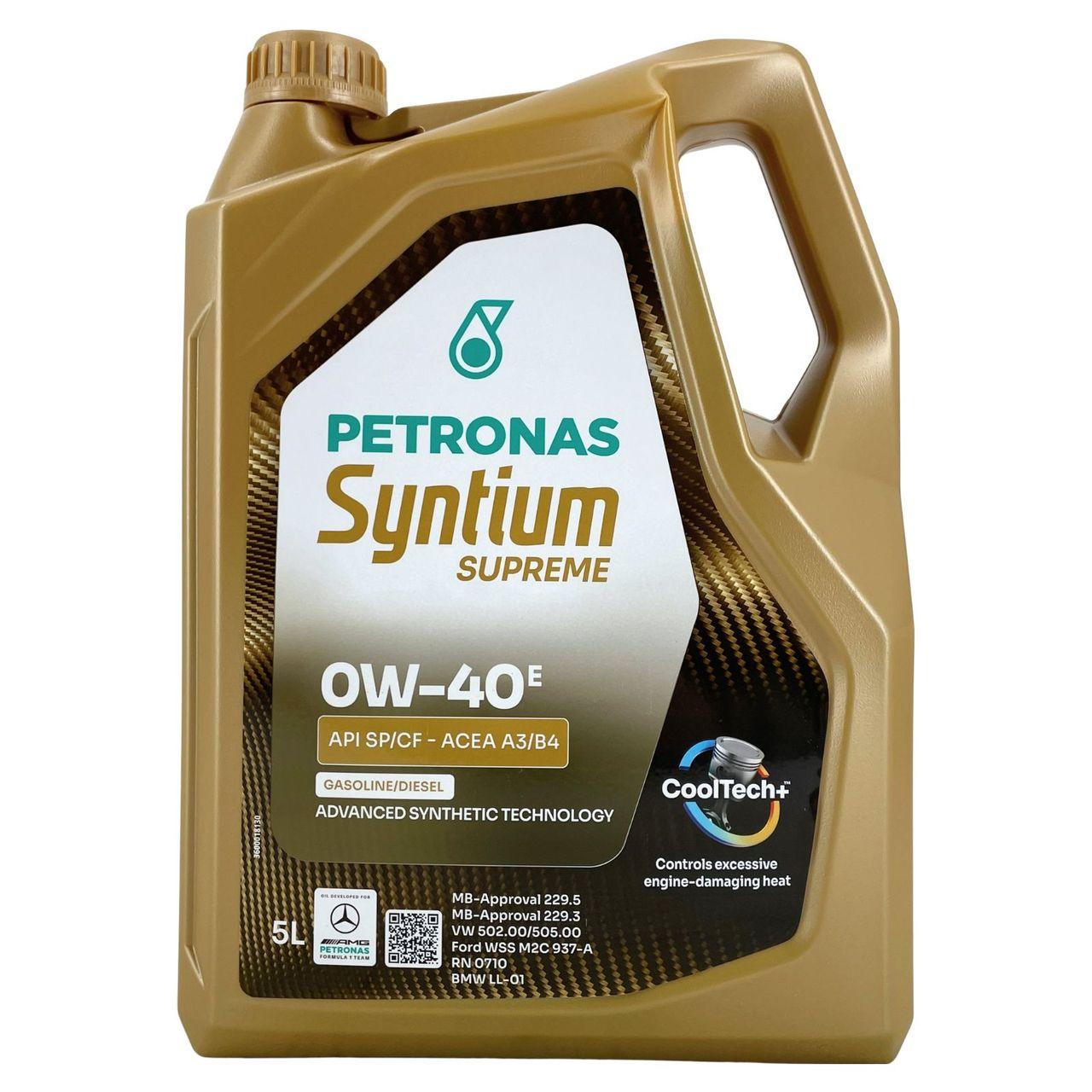 Petronas Syntium Supreme E 0W-40 5 Liter