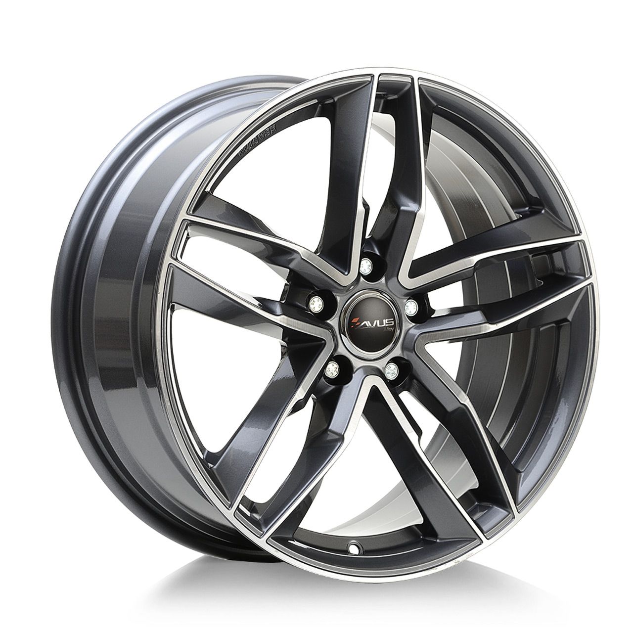 AVUS RACING AF16 anthracite polished 10.0Jx21 5x112 ET30