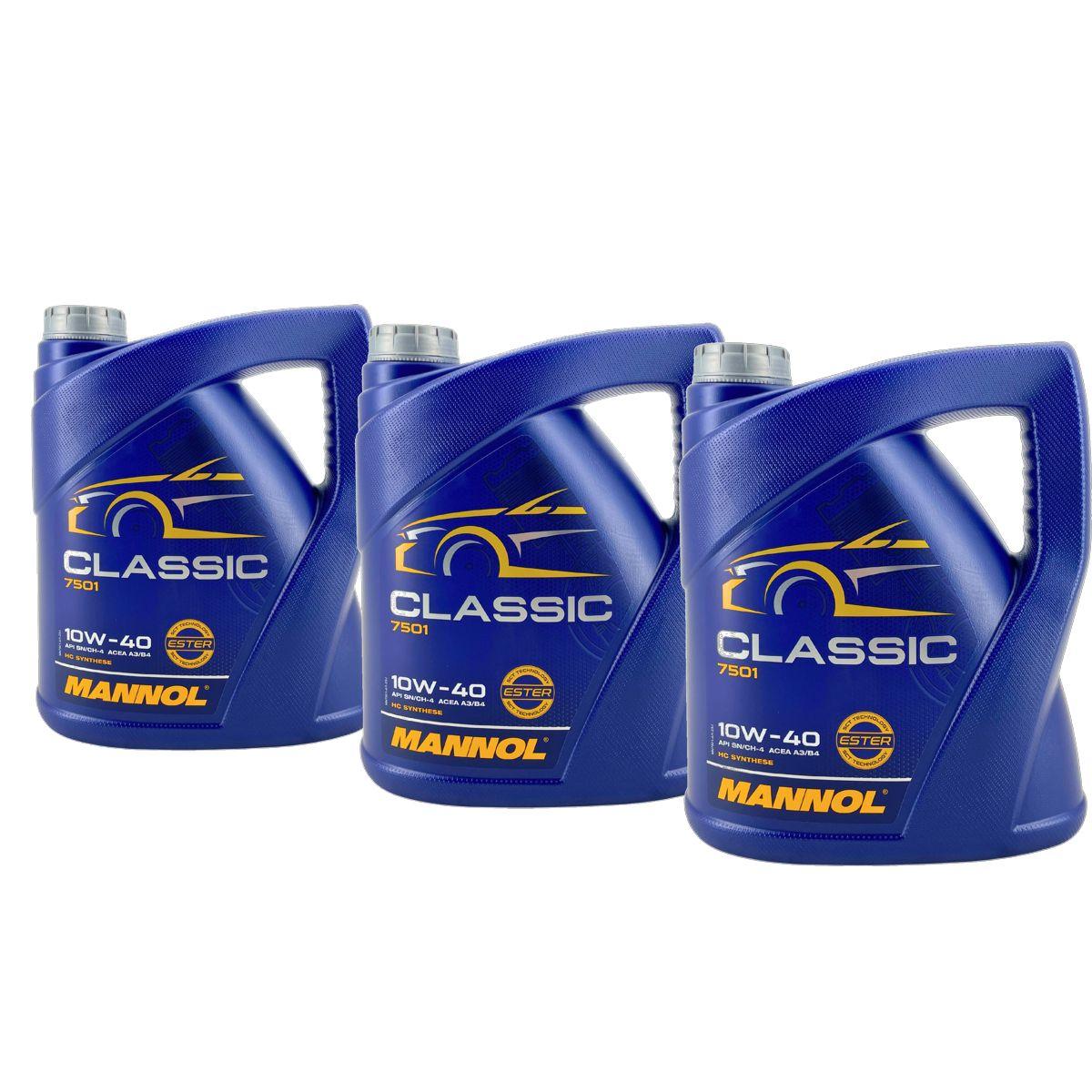 Mannol Classic 10W-40 3x4 Liter