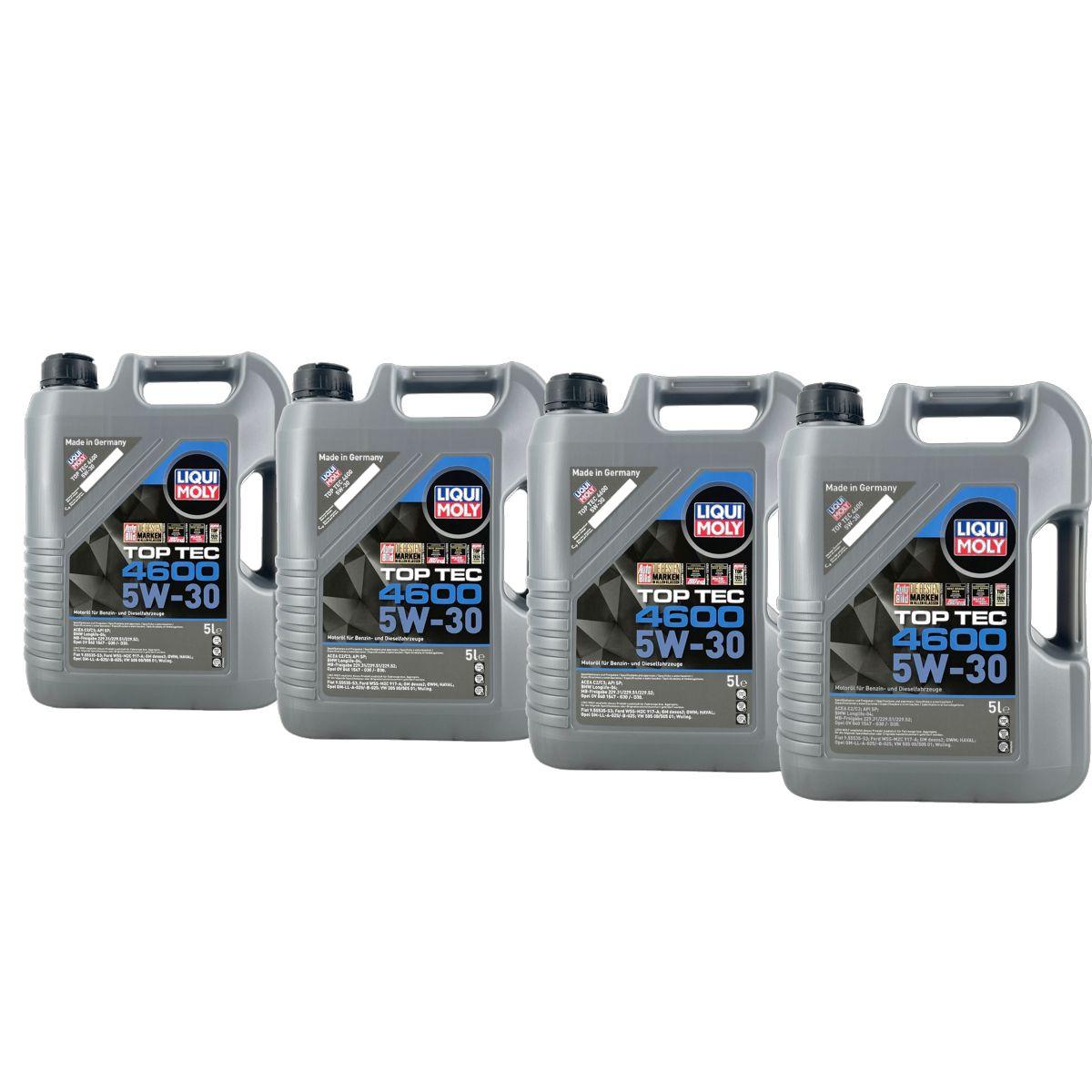 Liqui Moly Top Tec 4600 5W-30 4x5 Liter