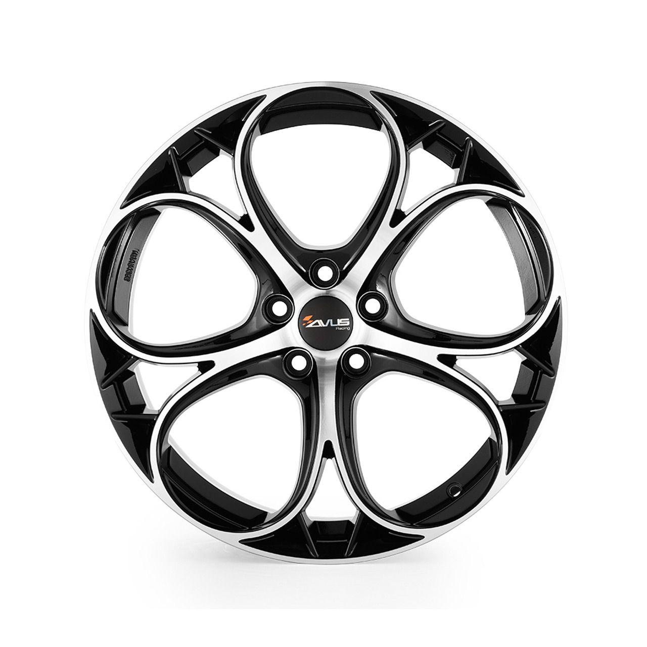 AVUS RACING AC-520 black polished 9.0Jx19 5x110 ET34