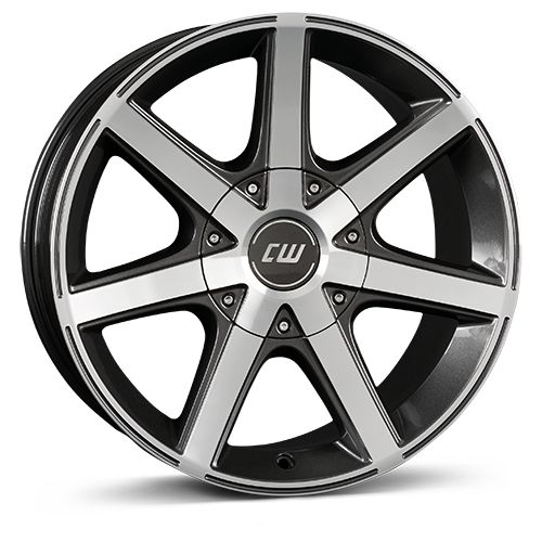 BORBET DESIGN CWE mistral anthracite glossy polished 7.0Jx16 5x130 ET38