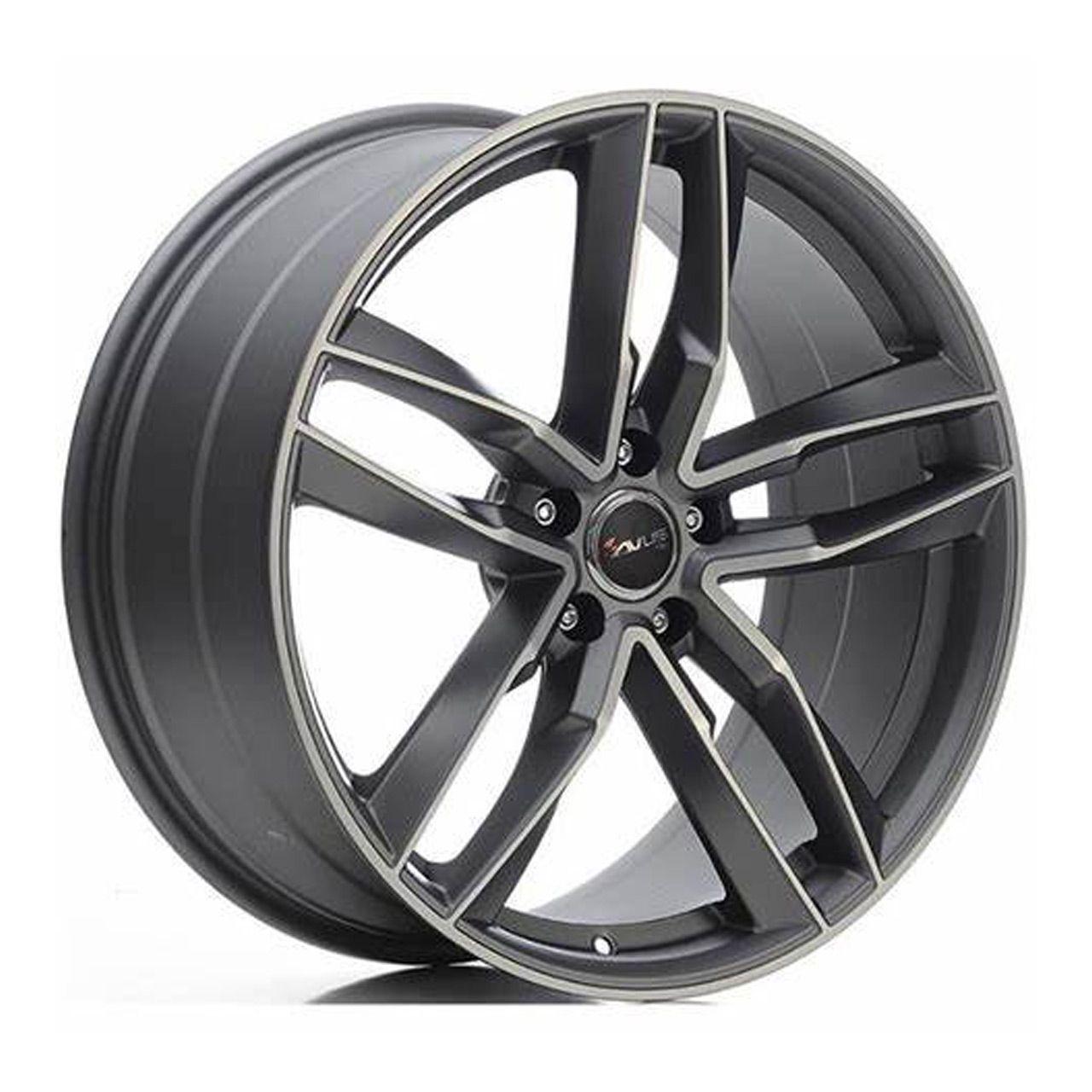 AVUS RACING AF16 matt anthracite polished 8.5Jx20 5x112 ET20