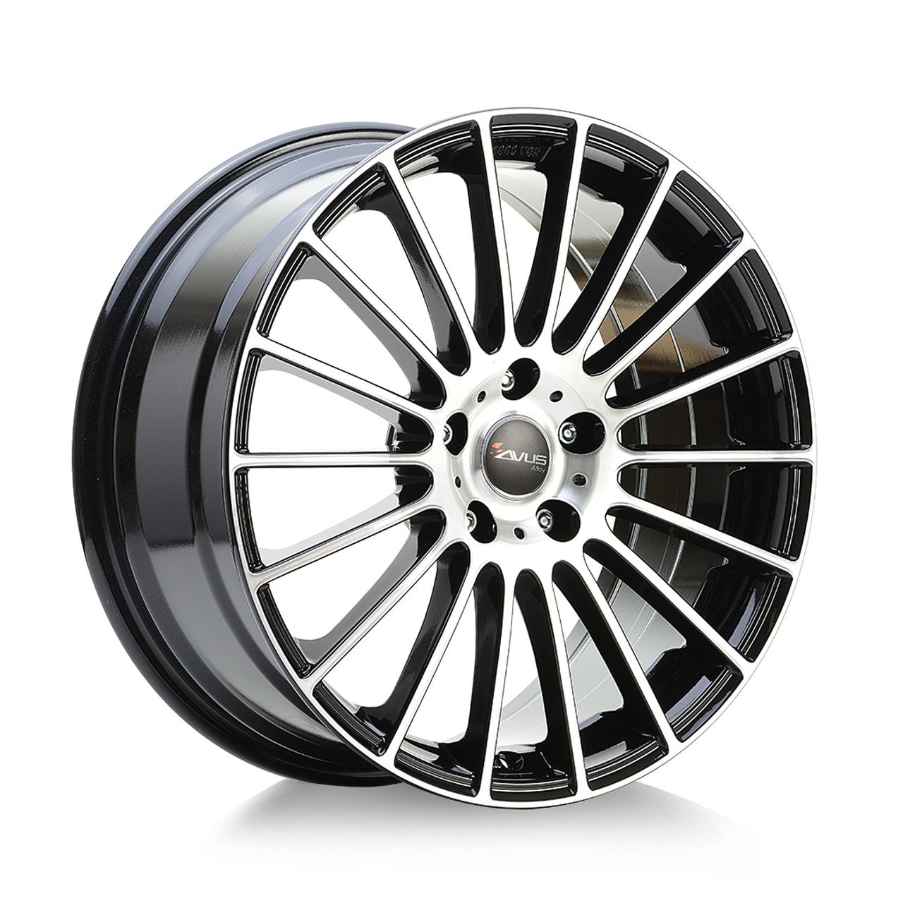AVUS RACING AC-M03 black polished 7.5Jx18 5x112 ET35