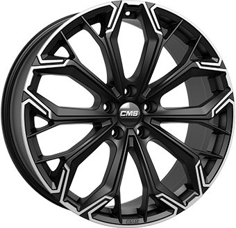 CMS C37-PDMB diamond matt black 8.5Jx20 5x112 ET40.1