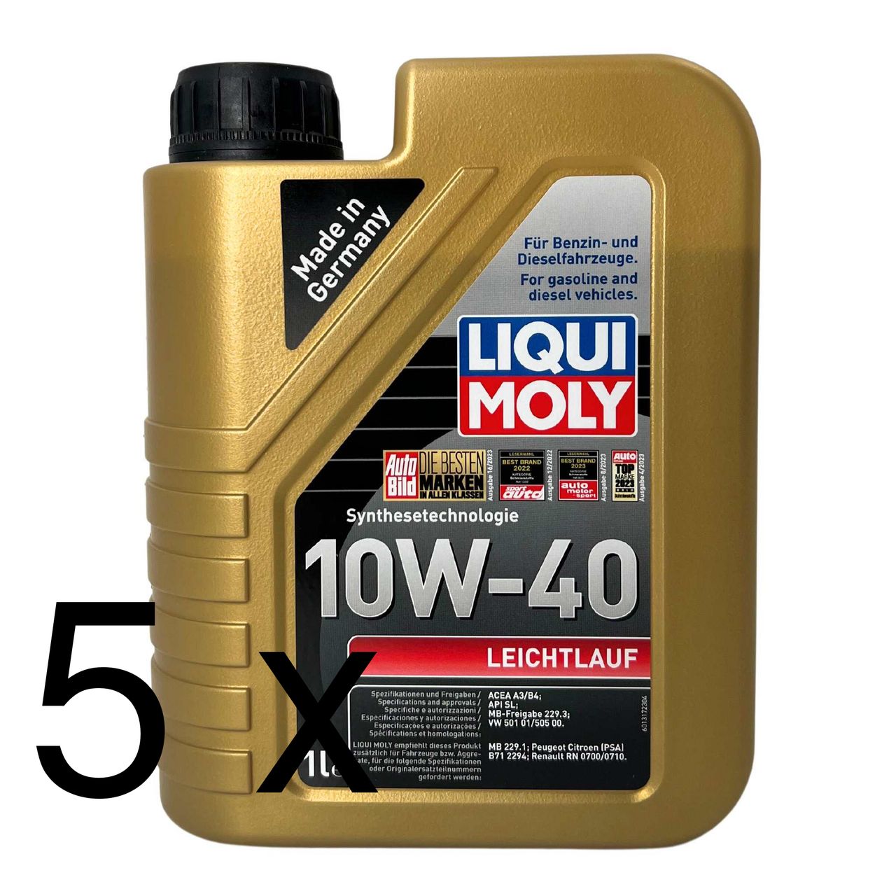 Liqui Moly Leichtlauf 10W-40 5x1 Liter