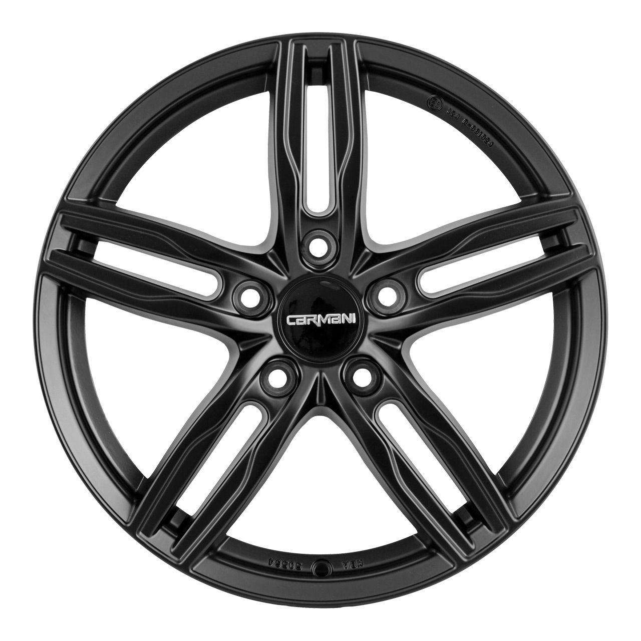 CARMANI CA 14 PAUL black matt 6.5Jx16 5x112 ET50