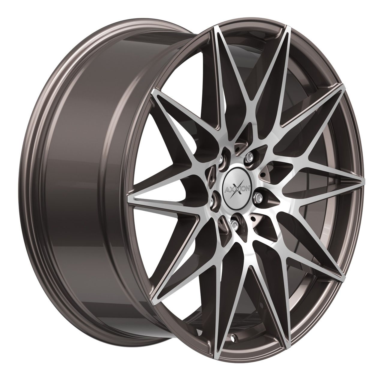 AXXION AX9 platinum grey full machined 9.0Jx21 5x112 ET42