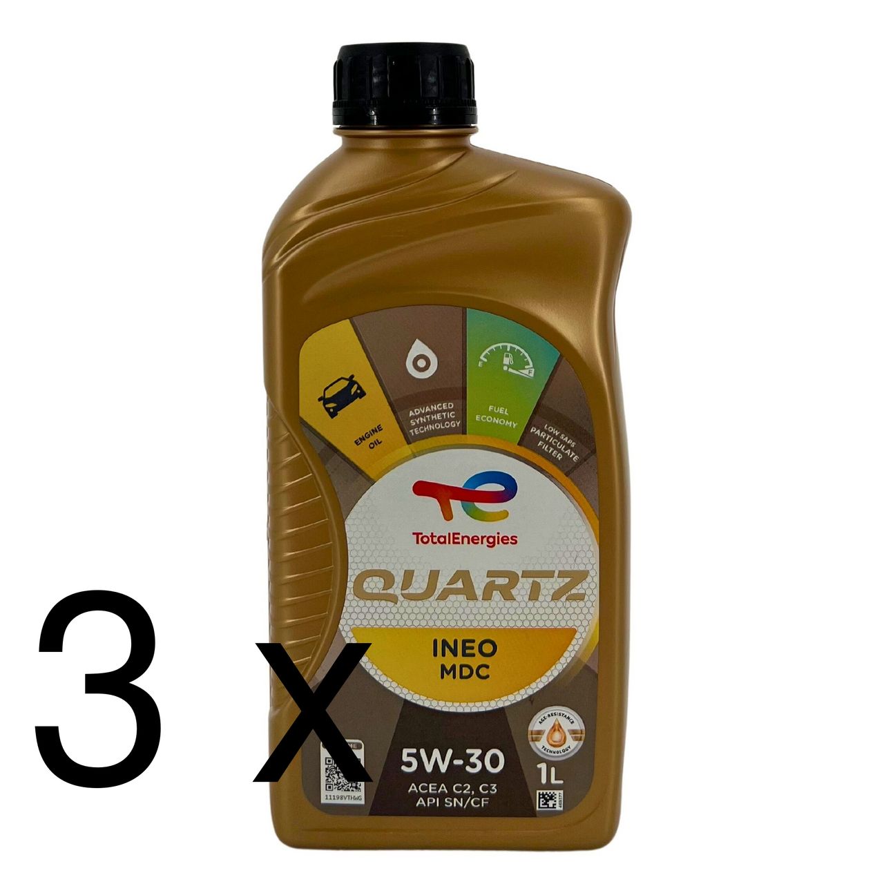 Total Quartz Ineo MDC 5W-30 3x1 Liter