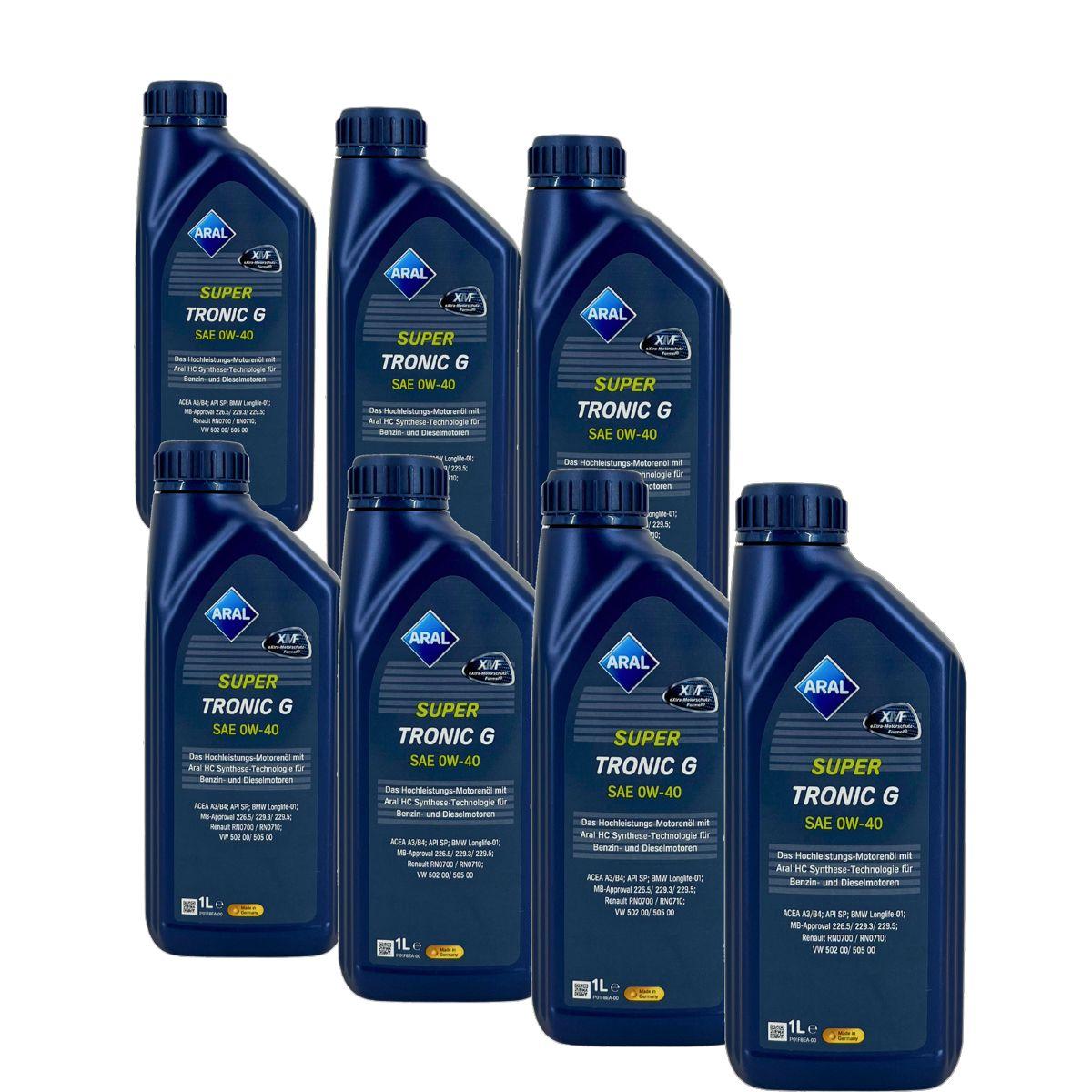 Aral SuperTronic G 0W-40 7x1 Liter