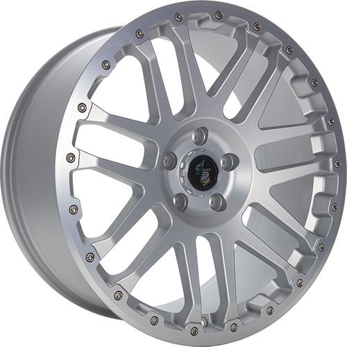 ETABETA COMBAT CV silver matt lip + cap polished 9.0Jx20 5x120 ET42