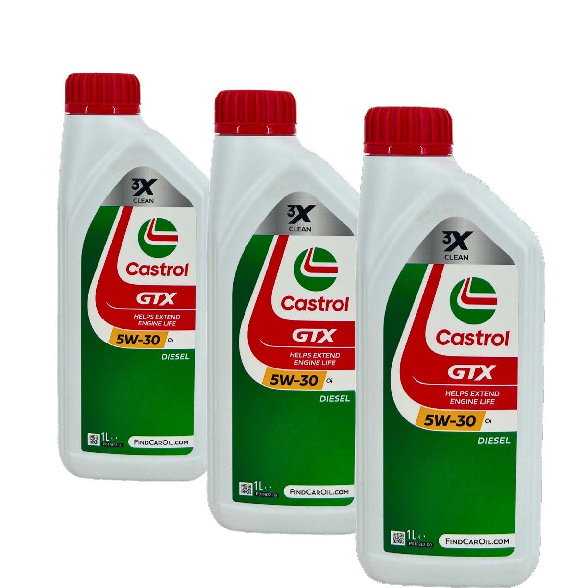 Castrol GTX 5W-30 C4 3x1 Liter