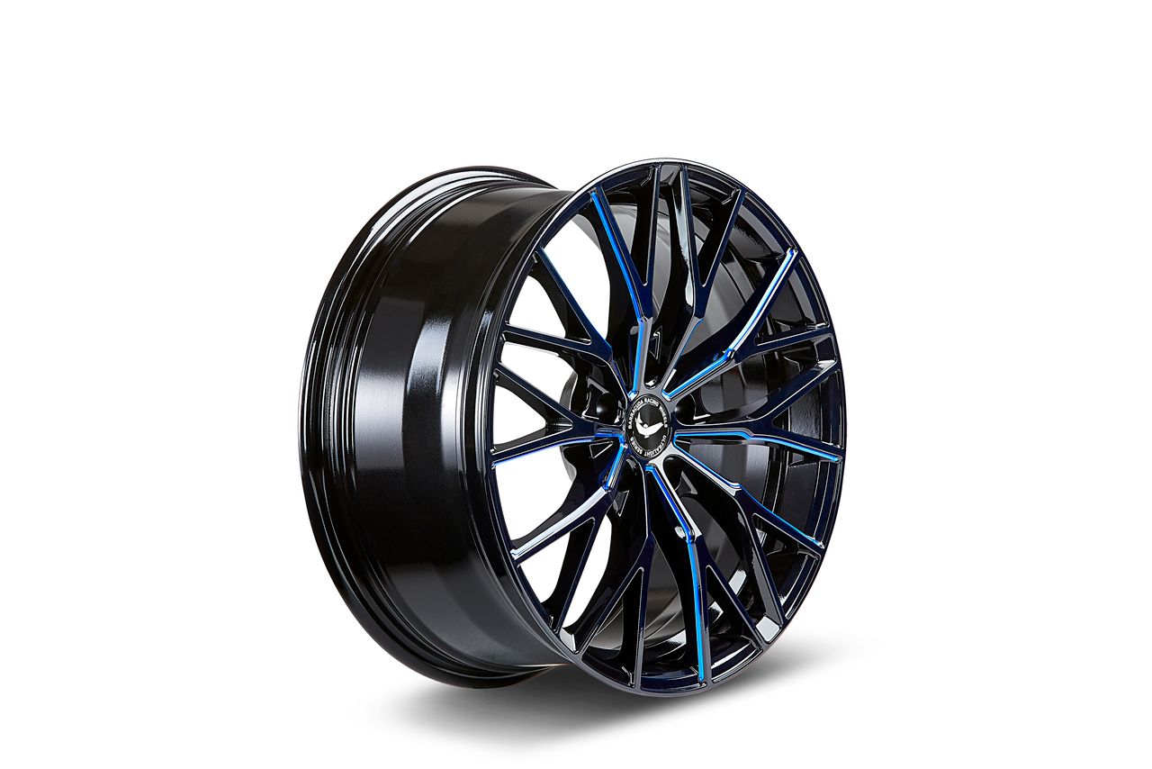 BARRACUDA PROJECT 3.0 gloss black flashblue 10.0Jx20 5x112 ET33
