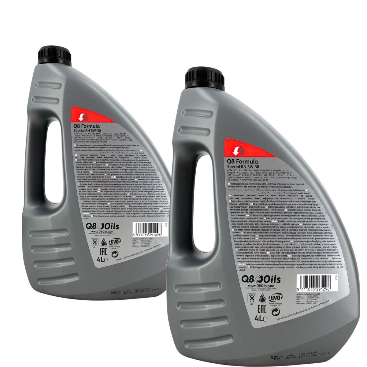 Q8 Formula Special RN 5W-30 2x4 Liter