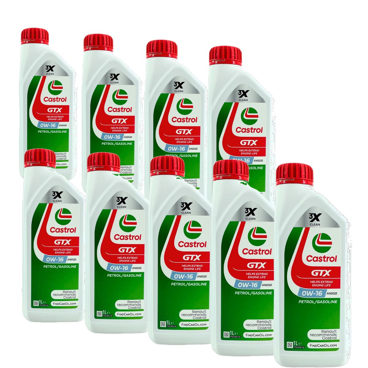 Castrol GTX 0W-16 AN2022 9x1 Liter