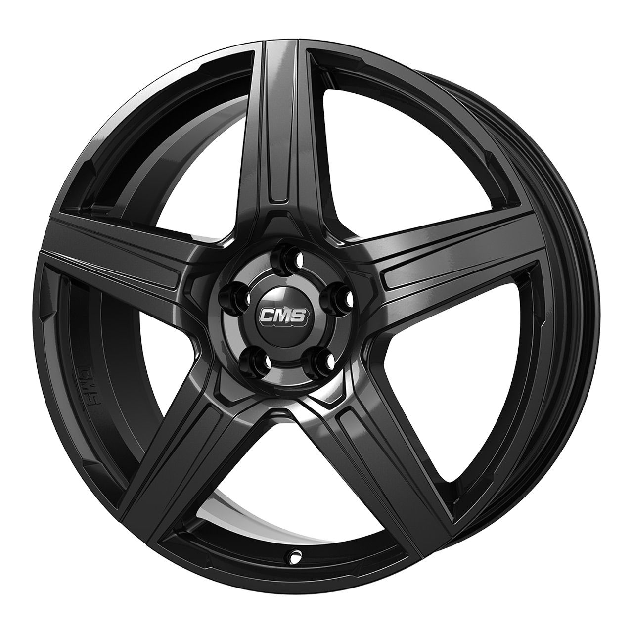 CMS C34-CBG complete black gloss 7.5Jx18 5x114.3 ET51