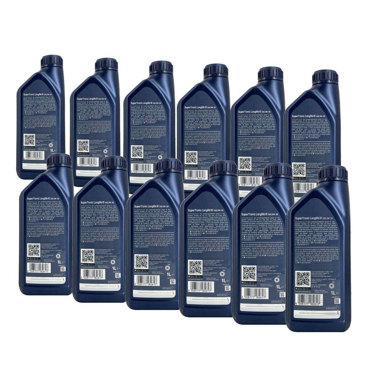 Aral SuperTronic LL III/3 0W-30 12x1 Liter