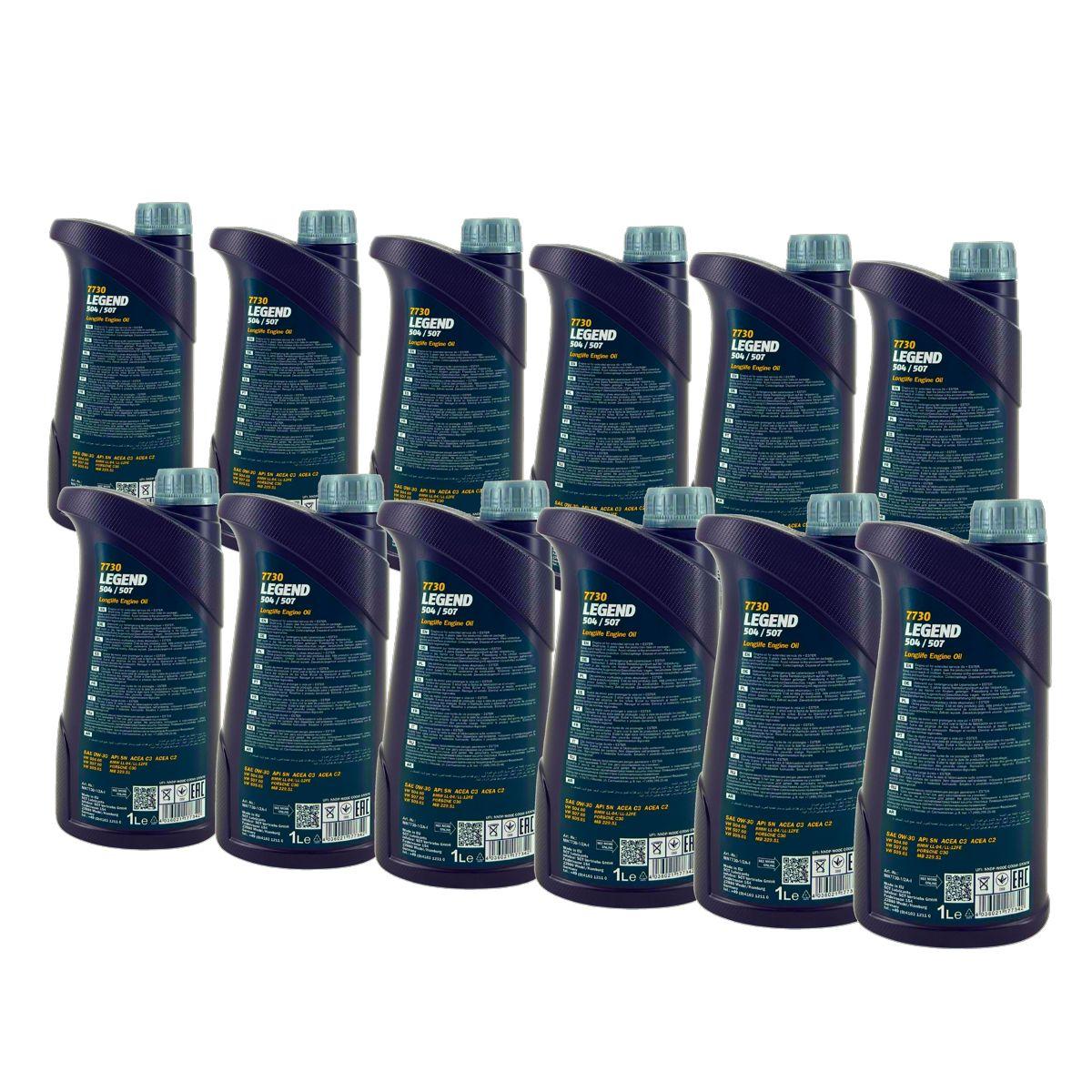 Mannol Legend 504/507 0W-30 12x1 Liter