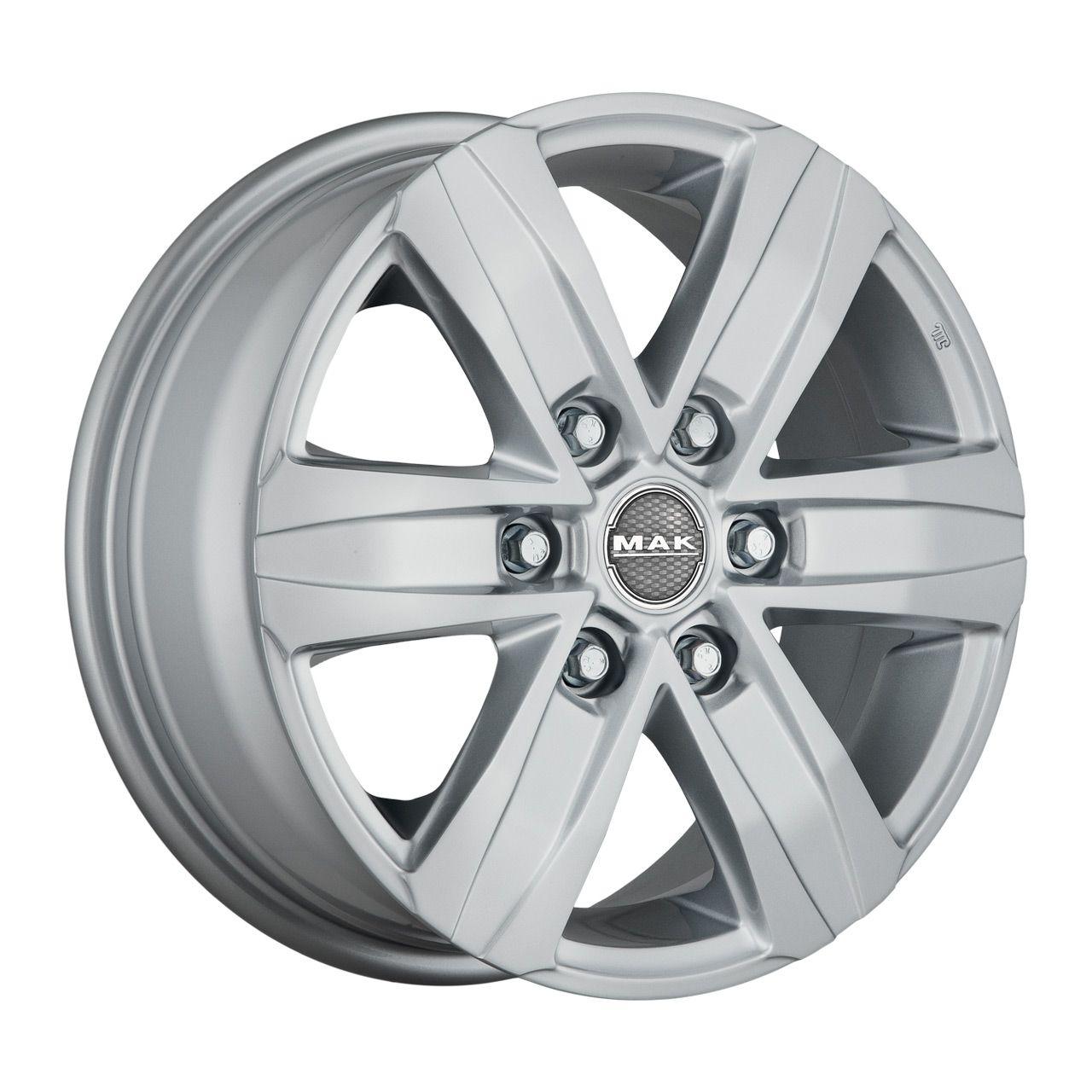 MAK STONE 6 silber 8.0Jx18 6x114.3 ET45