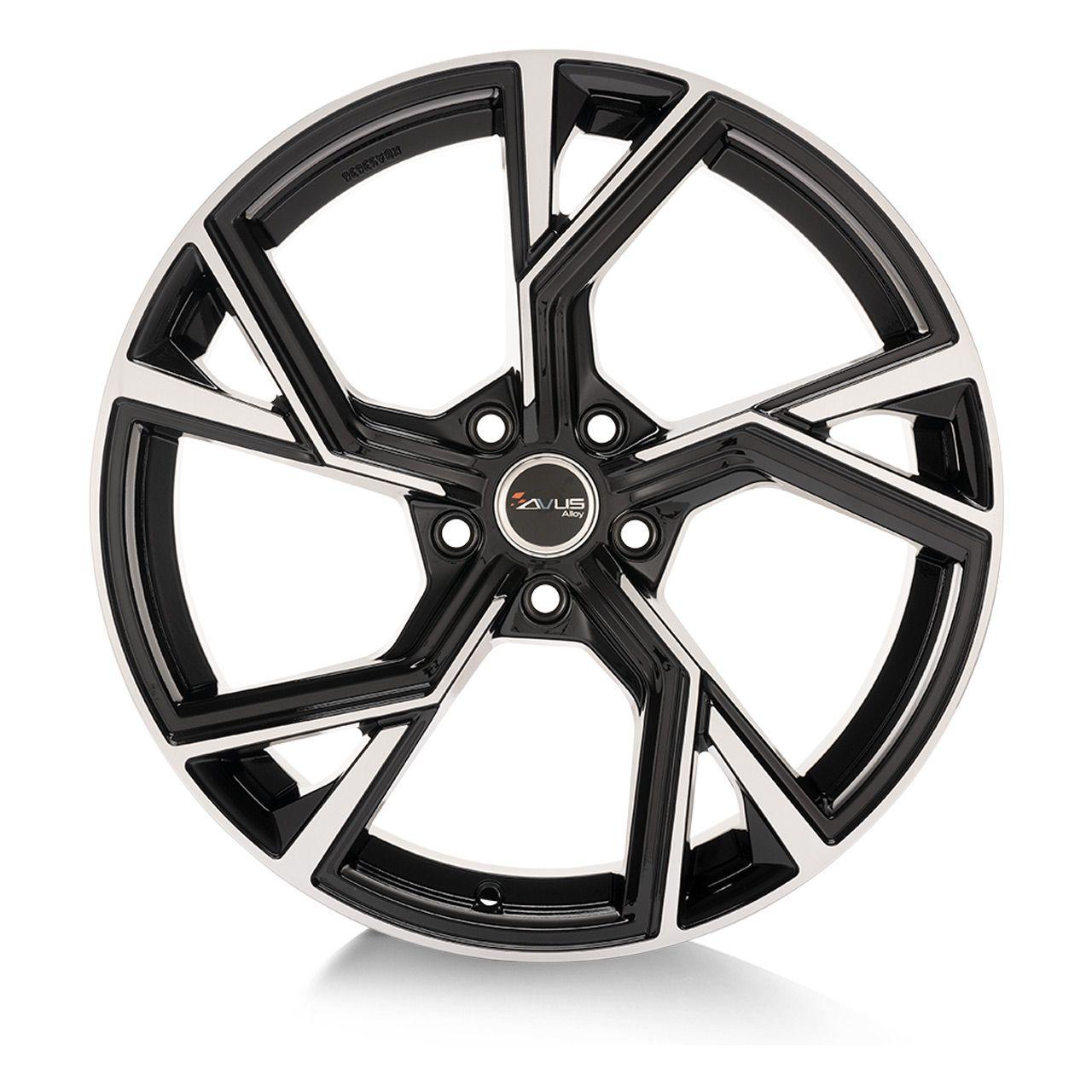 AVUS RACING AF20 black polished 8.5Jx19 5x112 ET30