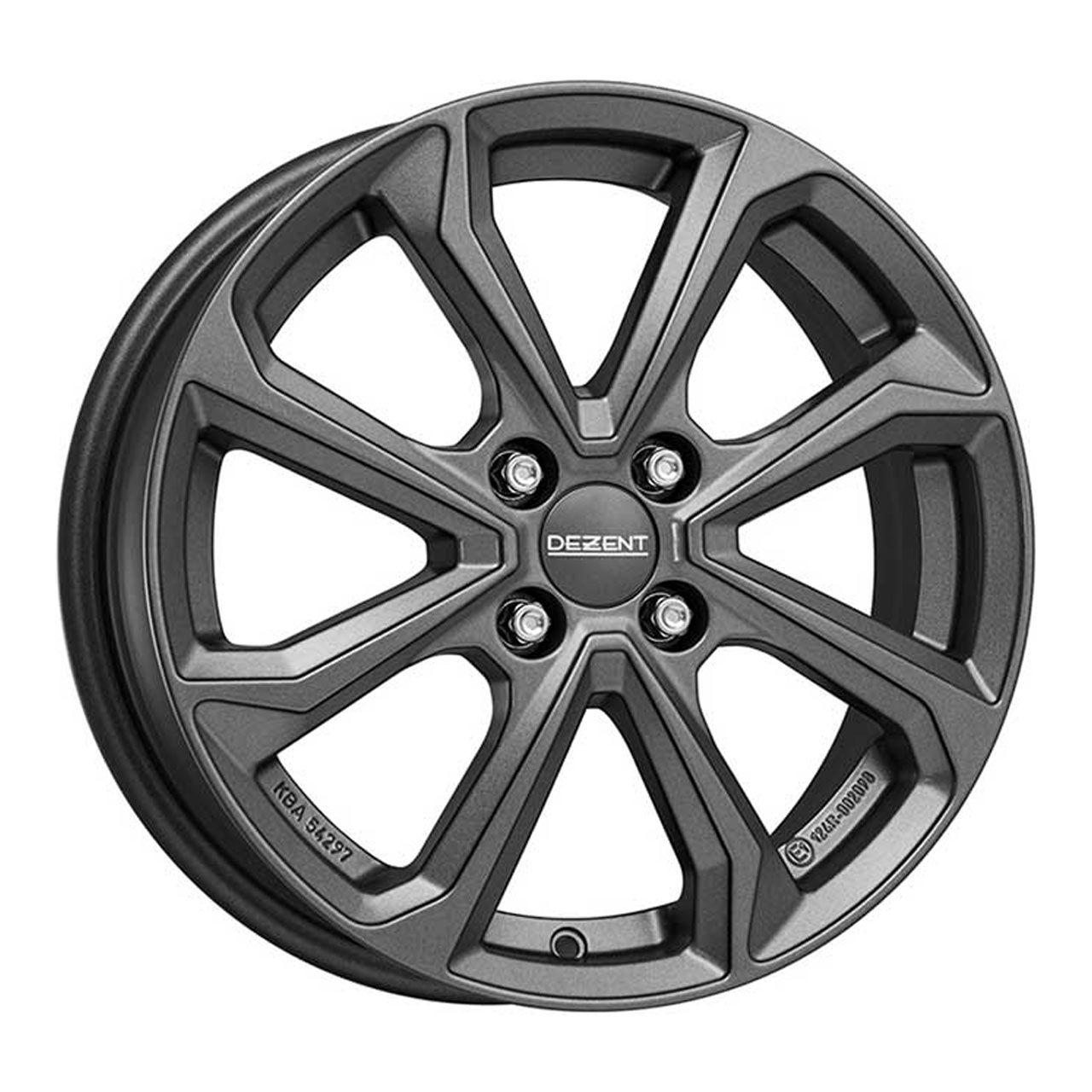 DEZENT DEZENT KT GRAPHITE graphite matt 6.0Jx15 4x100 ET46