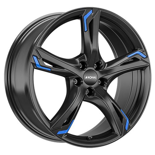 RONAL RONAL R62 BLUE jetblack 8.0Jx19 5x112 ET45