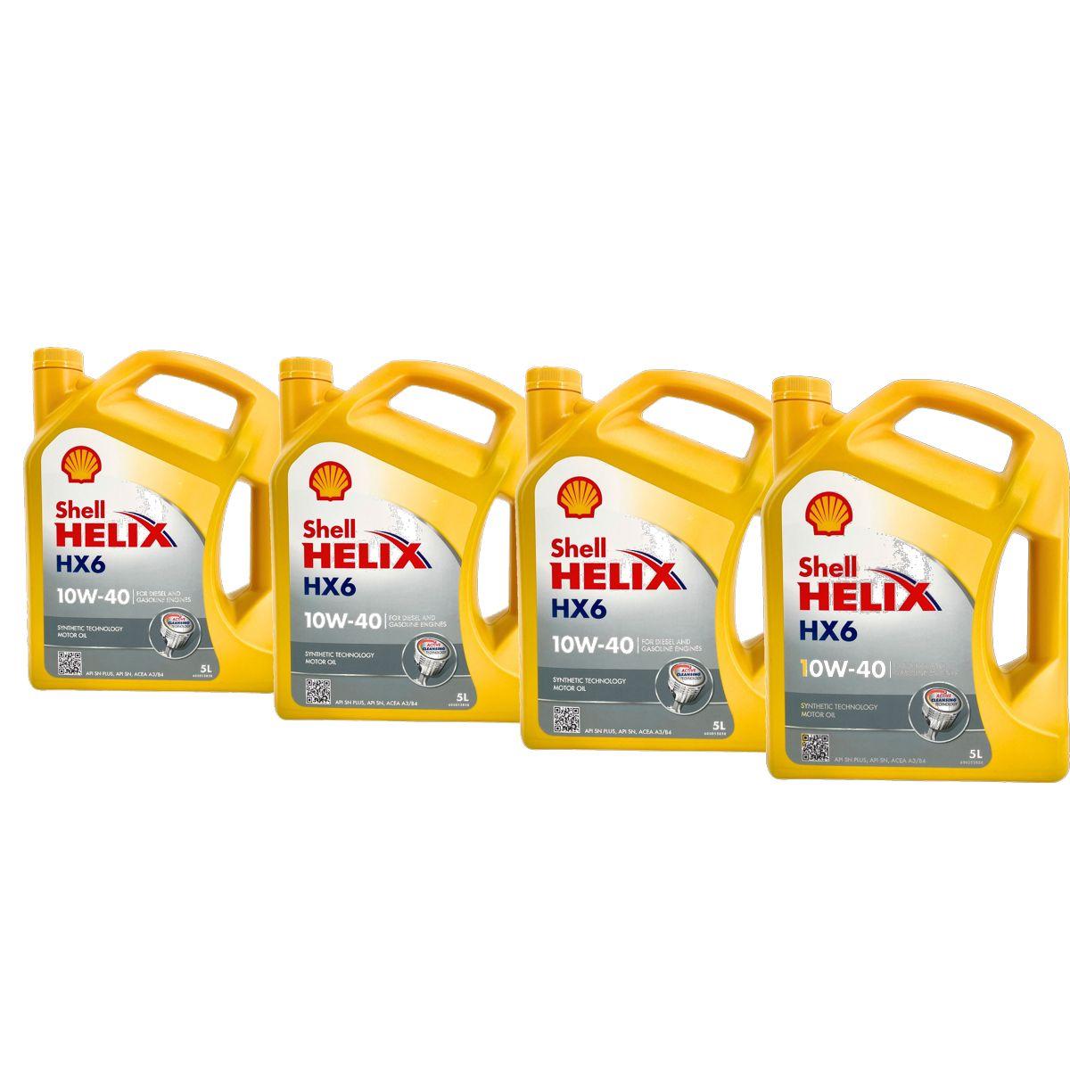 Shell Helix HX6 10W-40 4x5 Liter