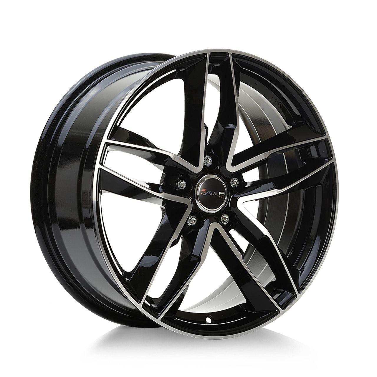 AVUS RACING AF16 black polished 8.5Jx20 5x112 ET20