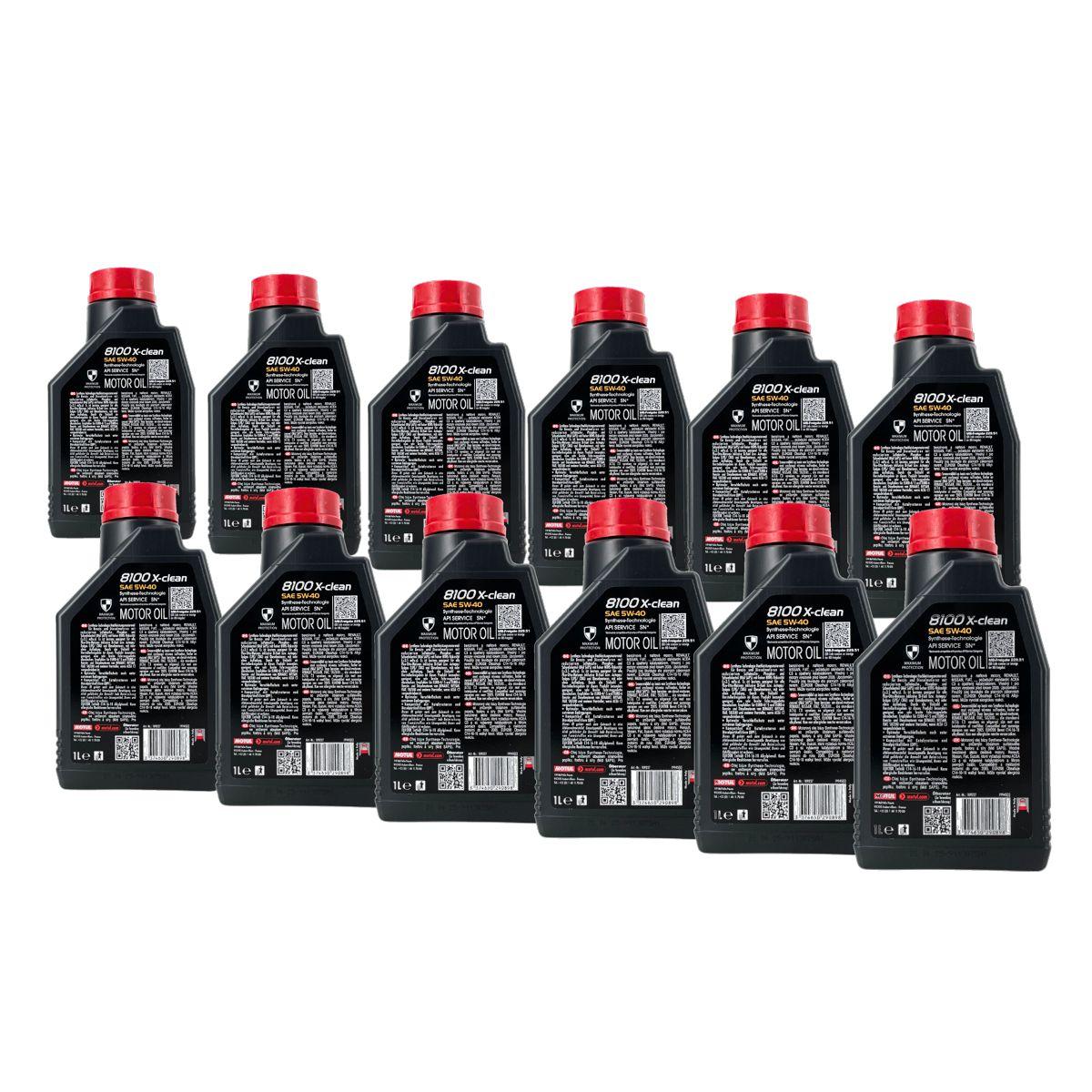 Motul 8100 X-clean 5W-40 12x1 Liter