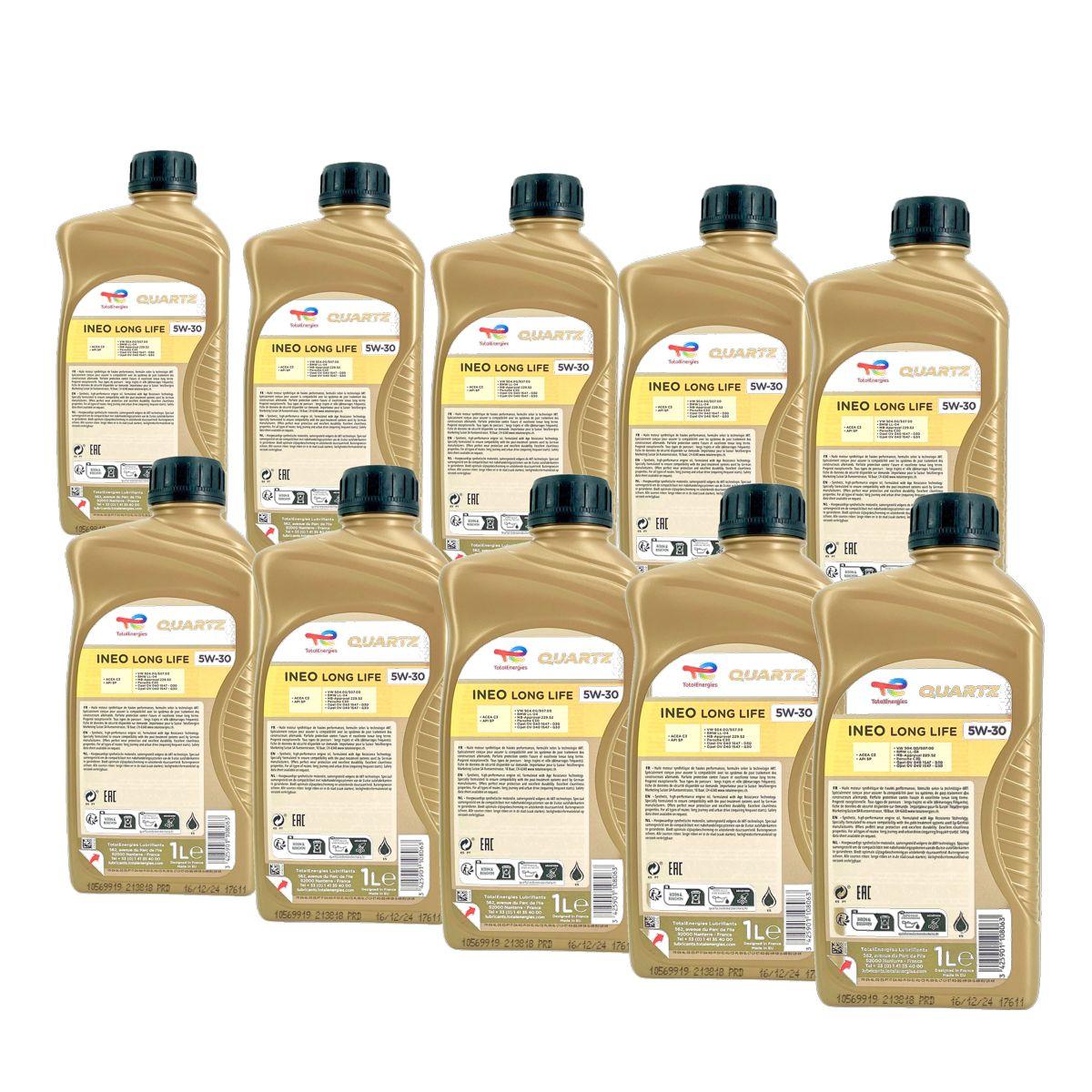 Total Quartz Ineo Longlife 5W-30 10x1 Liter