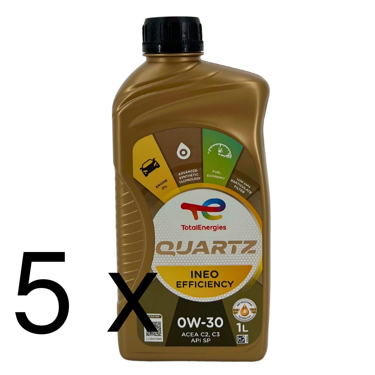 Total Quartz Ineo Efficiency 0W-30 5x1 Liter