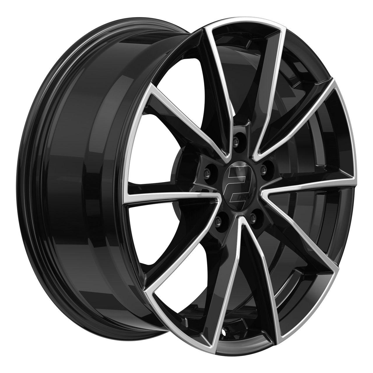 WHEELWORLD-2DRV WH28 schwarz hochglanzpoliert 9.0Jx20 5x112 ET37